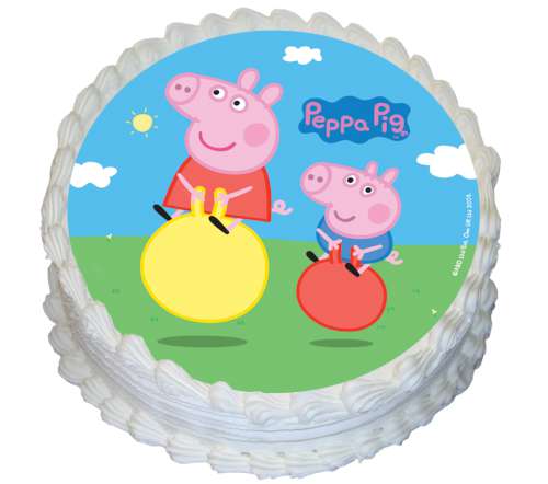 Peppa Pig #2 Edible Icing Image - Click Image to Close